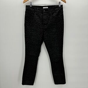 Good American Good Legs Crop‎ Sz 10/30 Pattern Denim
